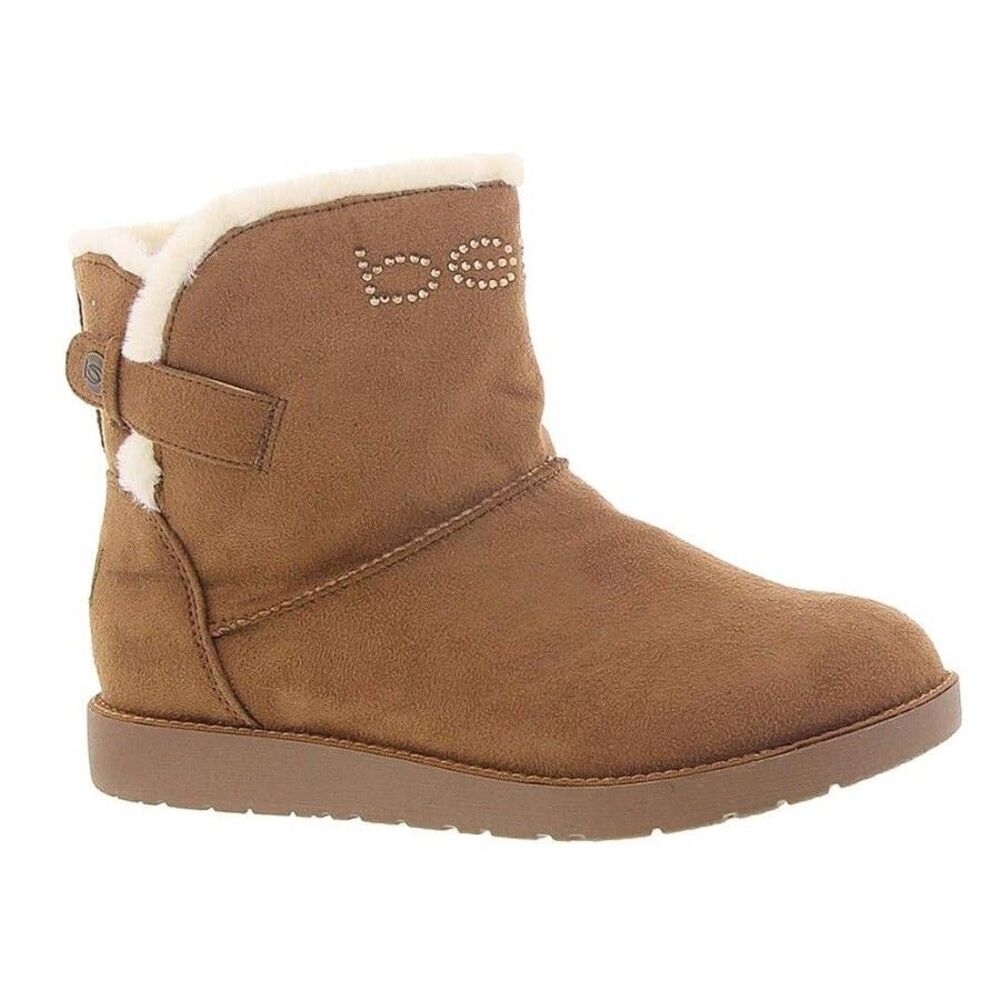 bebe Womens 6 M Tan Brown Lined Flat Boots NIB YV9